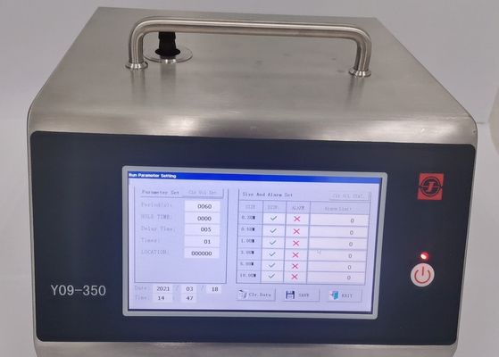 Beli Pharma Cleanroom Y09-350 Penghitung Partikel Udara Laser 50LPM 80W online manufacture