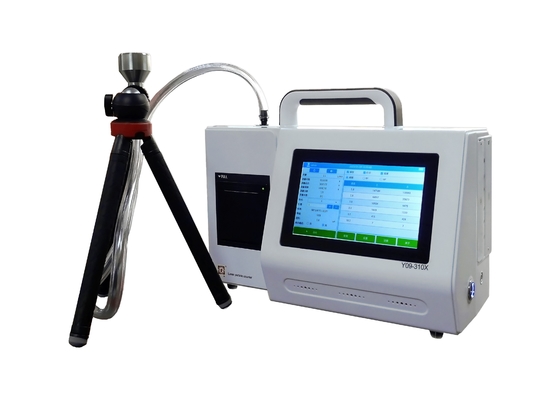Y09-310X Portable Electronic Air Particle Counter 1cfm Tingkat Aliran
