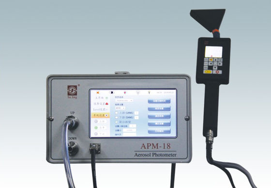 Harga yang bagus Wireless Printer APM-18 Digital Aerosol Photometer Untuk Filter Hepa on line