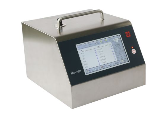 Harga yang bagus Laju Aliran Pemantauan Cleanroom 50lpm Penghitung Partikel Udara 80W DC16.8V on line