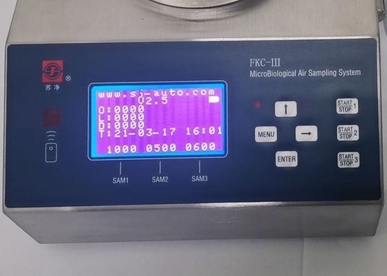 Harga yang bagus Cleanroom Viable Microbial Air Sampler SU316L 0.38m/S on line