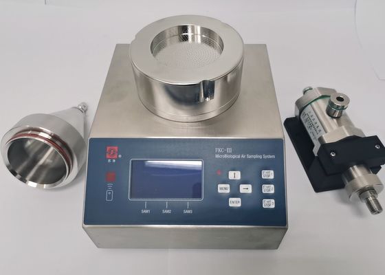 Harga yang bagus Cleanroom 100L/Min Bio Air Sampler Untuk Pengumpulan Mikroba on line