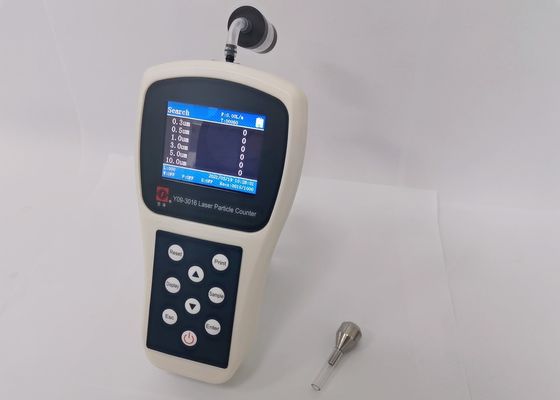 Harga yang bagus Penghitung Partikel Udara Genggam Cleanroom 0,1CFM Untuk Instrumen Lab on line