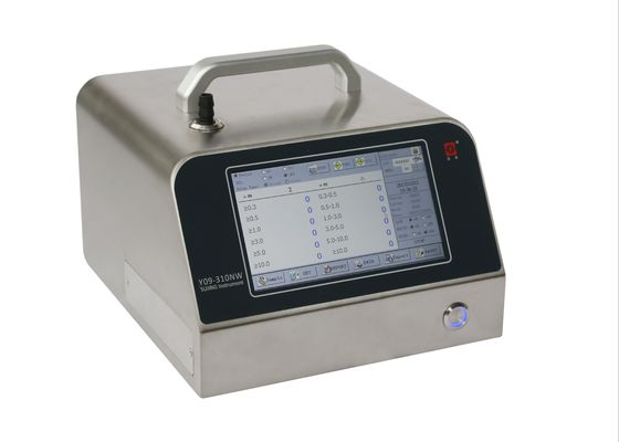 Penghitung Partikel Laser Cleanroom 1CFM Dengan Layar Sentuh LCD 28,3L/Min