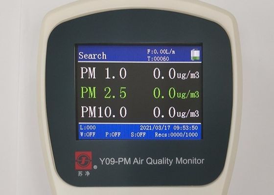 Harga yang bagus Penghitung Partikel 10W Monitor Kualitas Udara Luar Ruangan Y09-PM PM1.0 PM2.5 on line