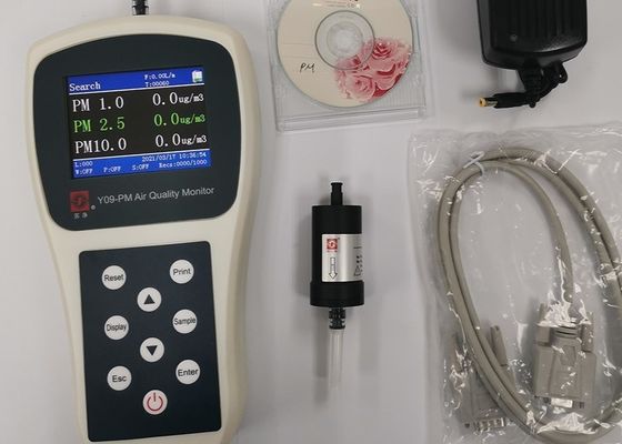 Harga yang bagus Monitor Partikulat Berkelanjutan PM1 Y09-PM Monitor Kualitas Udara Portabel 10W on line
