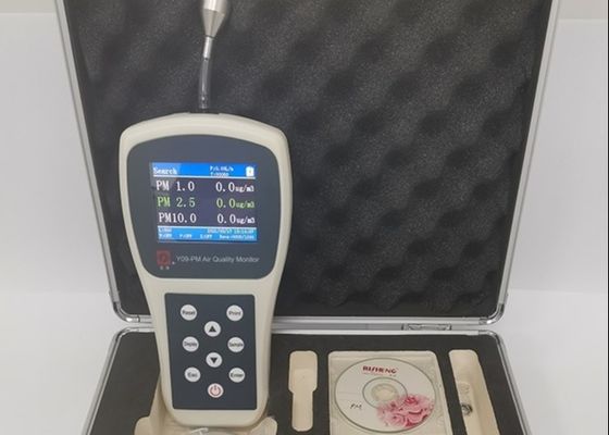 Harga yang bagus Adaptor AC Laser Monitor Kualitas Polusi Udara Portabel PM10 106Kpa on line