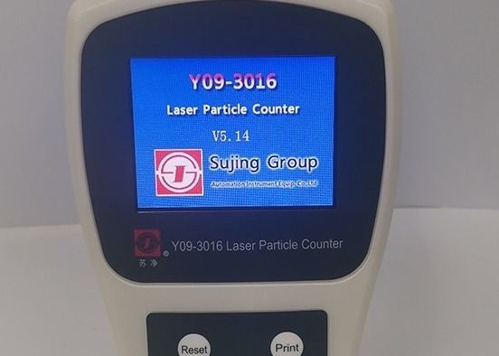 Harga yang bagus Y09-3016 Penghitung Partikel Udara Laser Genggam Laju Aliran 0,1cfm on line